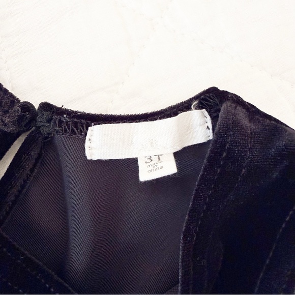 3T Kids Black Sleeveless Dress Sparkle Tulle Skirt - Picture 2 of 3